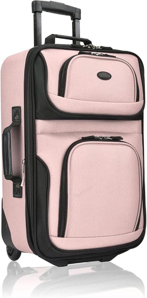U.S. Traveler Rio Rugged Fabric Expandable Carry-on Luggage Set on Amazon.ae - Price Tracker