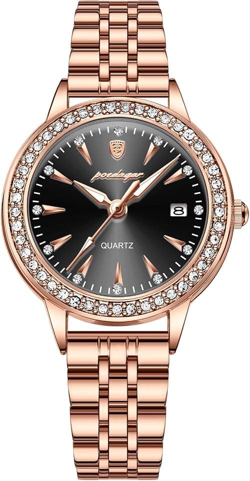 Poedagar Luxury Women Watch Stainless Steel Watches for Women on Amazon - Best Deal Finder