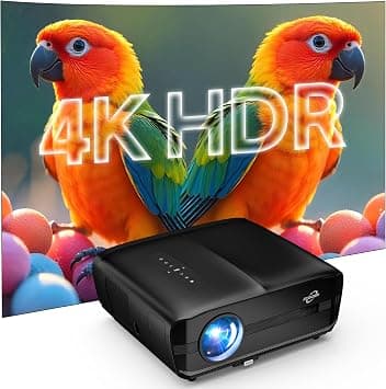 Daytime Projector 4K Ultra HD 1800ANSI, 2 Wireless Mics Included, Google TV,Licensed Netflix, Smart Home Cinema Karaoke Projector, WiFi6,Bluetooth,HDR,HDMI ARC Auto Focus for Majlis Movie Gaming Party on Amazon.ae - Price Tracker