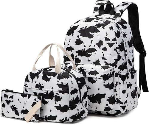 Girls School Backpack, 3 in 1 Set Kids Teens School Bag Bookbag with Lunch Bag Pencil Case على Amazon.ae - متتبع الأسعار