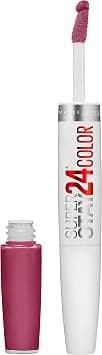 Maybelline Super Stay 24, 2-Step Liquid Lipstick Makeup, Long Lasting Highly Pigmented Color with Moisturizing Balm, Relentless Ruby, Ruby Red, 1 Count - Best Deal Finder