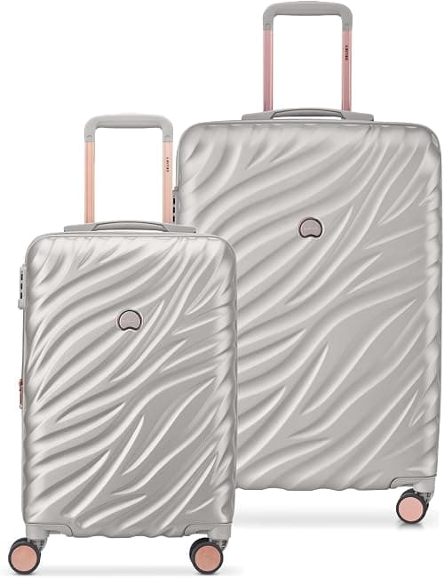 Delsey Paris Alexis 3-Piece Lightweight Luggage Set Hardside Spinner Suitcase with TSA Lock (21"/25"/29") on Amazon.ae - Price Tracker