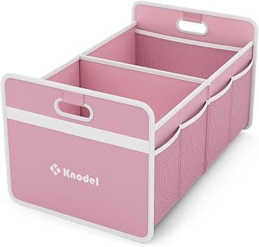 K KNODEL Trunk Organizer, Foldable Car Organizer, Consoles and Automotive Organizers, Storage with Reinforced Handles (Medium, Pink) على Amazon.ae - متتبع الأسعار