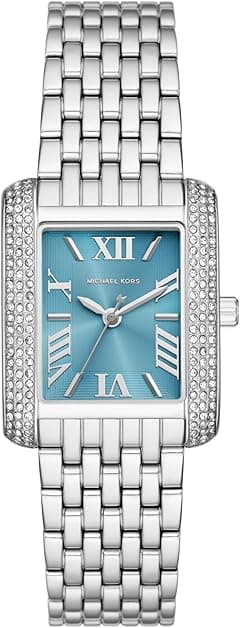 Michael Kors Emery Three-Hand Silver-Tone Stainless Steel Women's Watch (Model: MK4829) - Amazon.ae Price Tracker