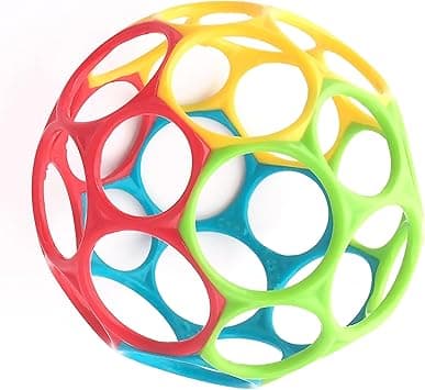 Bright Starts Oball Classic Easy Grasp Toy , Piece of 1, Red/Yellow - Amazon.ae Price Tracker