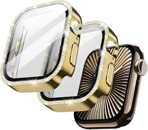 JETech Bling Case for Apple Watch Series 11/10 42mm, Gold on Amazon.ae - Price Tracker