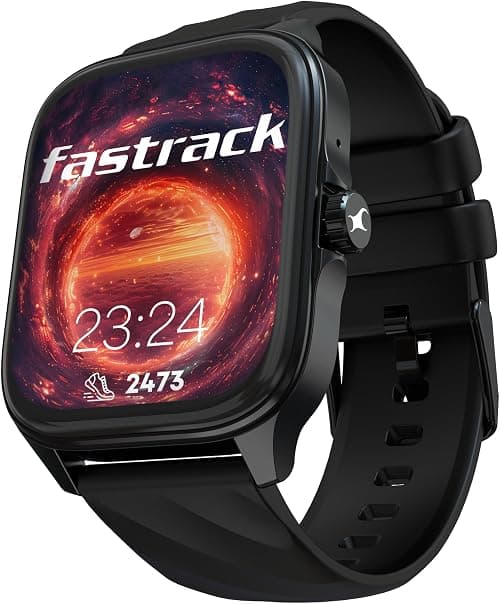 Fastrack Astor FS1 Pro Smart Watch, 1.97' AMOLED Display, Bluetooth Calling, 100+ Sports Modes, SpO2 & Heart Rate Monitoring, Women's Health, IP68, Up to 5 Days Battery, Functional Crown على Amazon.ae - متتبع الأسعار