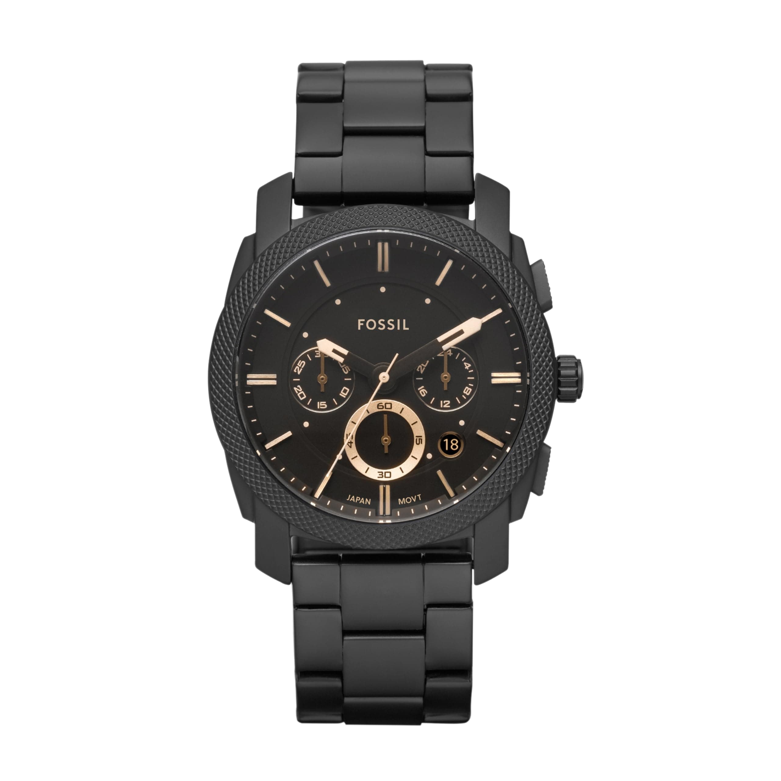 Fossil Machine Men's Watch with Stainless Steel or Leather Band, Chronograph or Analog Watch Display on Amazon.ae - Price Tracker