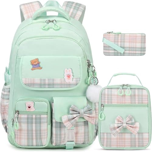 ACESAK Girls Backpack - 3PCS Backpack for Girls Cute School Backpacks for Girls Kindergarten على Amazon.ae - متتبع الأسعار