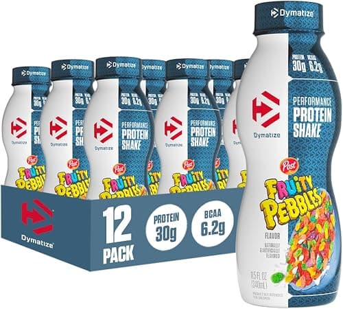 Dymatize Performance Protein Shake, 30g Protein, Fruity Pebbles, 11.5 fl oz, 12 Pack on Amazon - Best Deal Finder