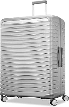Samsonite Central Hardside Expandable Luggage with Spinner Wheels, Silver on Amazon.ae - Price Tracker