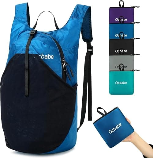 15L Small Packable Lightweight Backpack Hiking Daypack Water Resistant Foldable Outdoor Camping Travel Bag for Women Men on Amazon.ae - Price Tracker