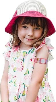 Adjustable Children's Armband for Freestyle Libre 2 / Plus - Dia-Style Kiddy - Comfortable and Colourful Elastic Band - CGM Sensor Protection - Adjustable Size 18-25 cm (Smiley Flower) on Amazon.ae - Price Tracker