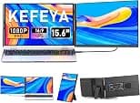 KEFEYA Laptop Screen Extender, 15.6" FHD 1080P IPS Laptop Monitor Extender Detachable, Portable Monitor for Laptops 13-17.3" with Breath Light, Plug n Play for Windows/Mac/Android/Switch/PS5 - Amazon.ae Price Tracker
