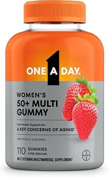 One A Day Women’s 50+ Gummies Advanced Multivitamin with Brain Support, Super 8 B vitamin complex, 110 Count on Amazon.ae - Price Tracker