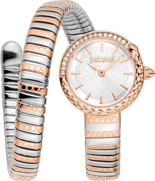 Just Cavalli Signature Snake Cerchio Snake - Wristwatch For Female Quartz Fashion on Amazon.ae - Price Tracker