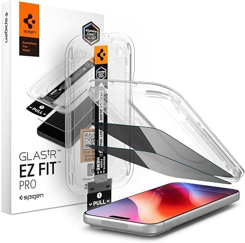 Spigen Privacy Screen Protector for iPhone 18 PRO - EZ Fit Pro [2 Pack] on Amazon.ae - Price Tracker