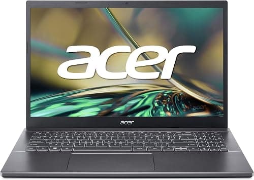 Aspire 5 A515 Laptop 12th Gen Intel Core i5-1235U 10 Cores Upto 4.40GHz/8GB DDR5 RAM/512GB SSD Storage/4GB Nvidia RTX2050 Graphics/15.6" FHD IPS Display/Win11 Home/WiFi-6/Backlit KB/Steel Gray on Amazon.ae - Price Tracker