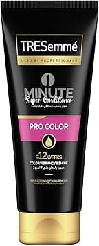 TRESemmé Pro Color 1 Minute Super Conditioner, Intense Moisturization for Dry and Damaged Hair, with Shineplex Technology™ & Hyaluronic Acid, up to 12 Weeks of Color Vibrancy & Shine, 180ml on Amazon.ae - Price Tracker