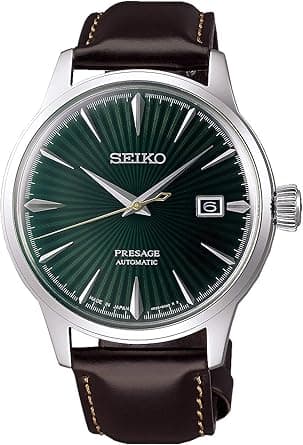Seiko presage Mens Analog Automatic Watch with Leather Bracelet SRPD37J1 on Amazon.ae - Price Tracker