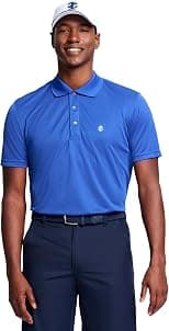 IZOD Men's Performance Golf Grid Polo - Best Deal Finder