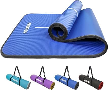 PROIRON Yoga Mat Non-Slip Eco Friendly NBR All-Purpose 10mm Thick Exercise Mat High Density Anti-Tear Pilates Mat with Carrying Strap for Yoga Pilates and Gymnastics - 183cm x 66cm x 1cm - Best Deal Finder