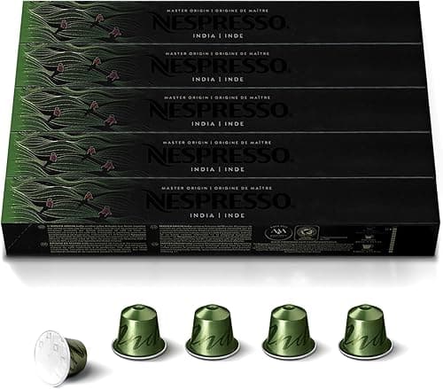 Nespresso Capsules Original Line, India Master Origin, Dark Roast Coffee, 50 Count Coffee Pods on Amazon.ae - Price Tracker