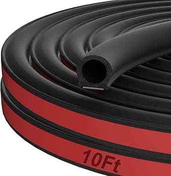 alophoty 10 Ft Rubber Weather Stripping Door Seal, D-Shape Automotive Weather Stripping, Car Door Seal Strip, Self Adhesive Soundproofing Weatherstripping for Doors Windows Car Truck Auto RV on Amazon.ae - Price Tracker