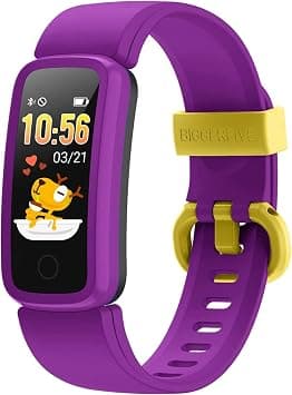 BIGGERFIVE Vigor Kids Fitness Tracker Watch for Girls Boys Ages 5-15, IP68 Waterproof, Activity Tracker, Pedometer, Heart Rate Sleep Monitor, Calorie Step Counter Watch on Amazon.ae - Price Tracker