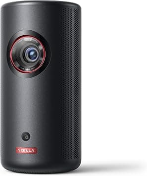 NEBULA Capsule 3 Laser Projector, Upgraded with Google TV and Official Netflix, Mini Smart TV Projector with Wi-Fi, Outdoor Portable Projectors, Dolby Digital, 120-Inch Screen, 2.5H Built-In Battery on Amazon.ae - Price Tracker