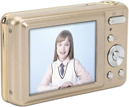 كاميرا تدوين فيديو مدمجة، تقريب بصري 8 أضعاف، دقة 48 ميجابكسل وشاشة 2.7 بوصة | Compact Vlogging Camera, 8X Optical Zoom, 48MP, 2.7 LCD Screen, Bag on Amazon.ae - Price Tracker