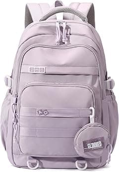 LANSHIYA Cute Aesthetic Backpack for Girls Middle School Students Bookbag Teens Solid Color Lightweight Travel Daypack - Amazon.ae Price Tracker