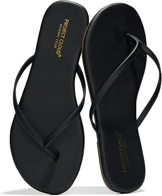Project Cloud Flip Flops for Women Footwear- Lightweight and Memory Foam Insole Sandals for Women 2026 - Durable Non-Slip Beach Essentials Flats for Women Sandals (Foundations) على Amazon.ae - متتبع الأسعار