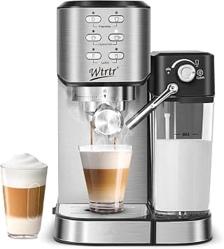 Wtrtr One-Touch CoffeeHouse Coffee Machine,Espresso, Cappuccino & Latte Maker,Automatic Milk Frother (1 Year Warranty),5180 على Amazon.ae - متتبع الأسعار