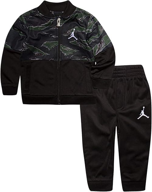 Nike Boy`s Two Piece Tracksuit Jacket & Pants Set (Olive Canvas(755305-F14)/Black, 12 Months) on Amazon.ae - Price Tracker