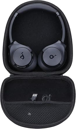 M.G.R.J® Portable Carrying Case Cover for soundcore by Anker Space One, Life 2 neo, H30i, Q20i, Q20+, Q20, Q30, Q35, Q40, Q45 Wireless Headphones (Hard|EVA|Black) on Amazon.ae - Price Tracker