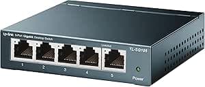 TP-Link TL-SG105 5-Port Gigabit Steel Desktop Switch on Amazon.ae - Price Tracker