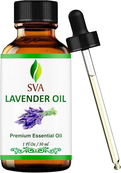 SVA Lavender Essential Oil – 1 Fl Oz – 100% Natural Lavender Oil - for Diffuser, Hair Care, Face, Skin Care, Aromatherapy, Scalp and Body Massage, Soap and Candle Making – with Dropper on Amazon.ae - Price Tracker