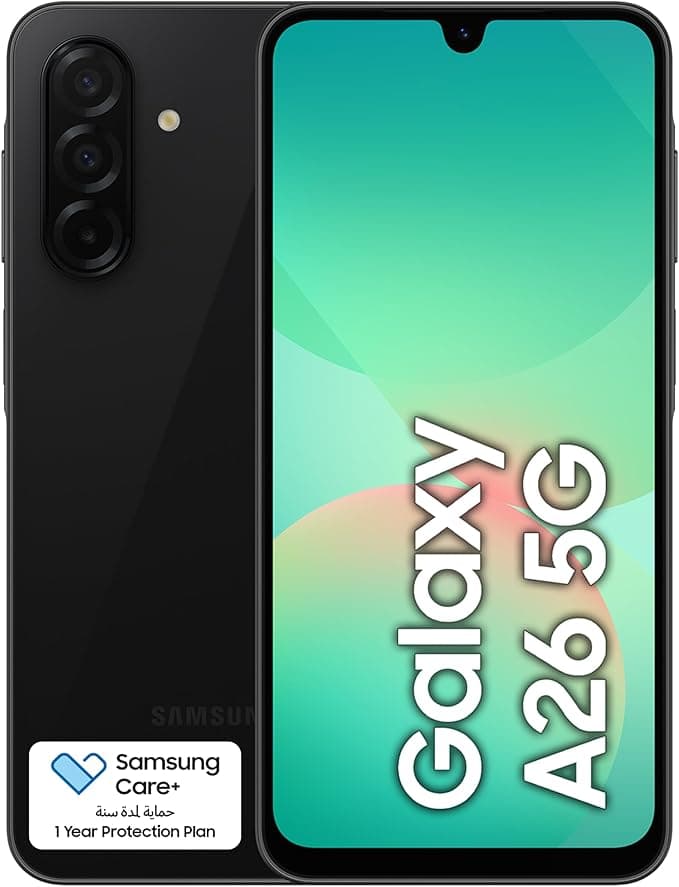 Samsung Galaxy A26 5G, Android Smartphone, 256GB Storage, 8GB RAM, Black, 50MP Camera, Large Display, Long Battery Life (UAE Version) on Amazon.ae - Price Tracker