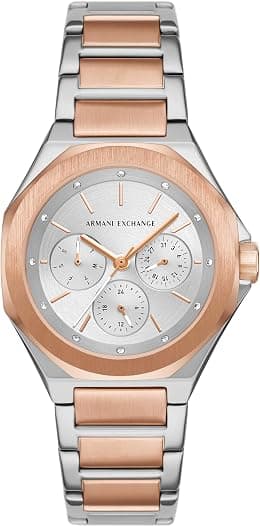 Armani Exchange A|X Women's Multifunction Two-Tone Stainless Steel Watch (Model: AX4623) - Best Deal Finder