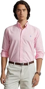 POLO RALPH LAUREN Men's Classic Oxford Long Sleeve Sport Shirt - Best Deal Finder