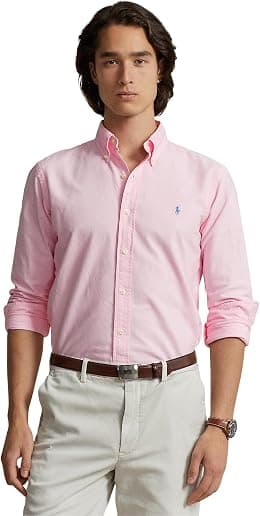 POLO RALPH LAUREN Men's Classic Oxford Long Sleeve Sport Shirt - Best Deal Finder