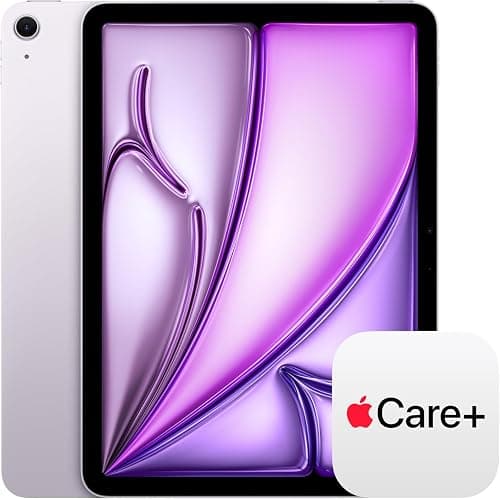 Apple iPad Air 11-inch (M4): Liquid Retina Display, 512GB, 12MP Front/Back Camera, Wi-Fi 7 with Apple N1, Touch ID, All-Day Battery Life — Purple with AppleCare+ على Amazon.ae - متتبع الأسعار