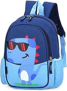 NP Cute Toddler Backpack Cartoon Dinosaur School Book Bag Kindergarten Preschool Nursery Travel Bag Cartoon Daypack for Girls Boys Kids Children - Best Deal Finder