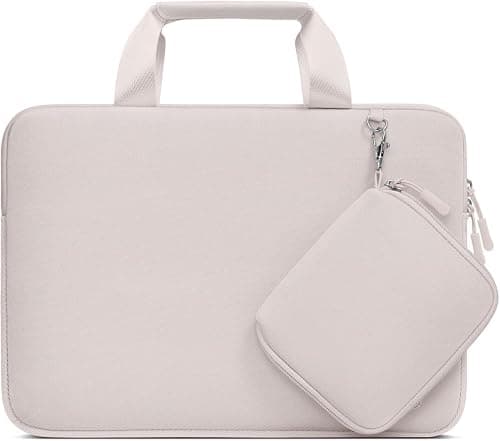 MOSISO Laptop Bag, 13-13.3 Inch Laptop Case, Compatible with MacBook Air 1 MacBook Air/Pro 13/Pro 14, HP Dell ASUS, Neoprene Computer Carry Bag with Handle and Removable Small Bag, Stone Grey على Amazon.ae - متتبع الأسعار