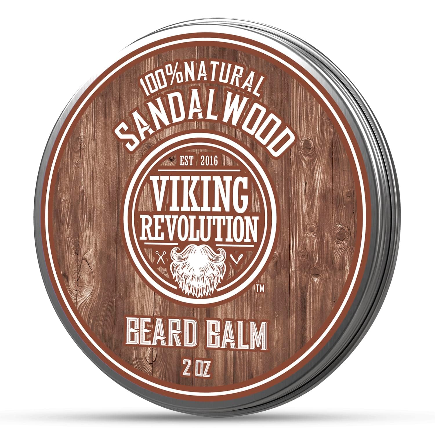 Viking Revolution Beard Balm with Sandalwood Scent and Argan & Jojoba Oils- Styles, Strengthens & Softens Beards & Mustaches - Leave in Conditioner Wax for Men (1 Pack) on Amazon.ae - Price Tracker