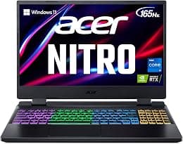 لابتوب ايسر نايترو 5 للالعاب بمعالج انتل كور i7-12700H ووحدة معالجة رسوميات انفيديا جيفورس RTX 3070 Ti، بشاشة 15.6 IPS QHD بتردد 165Hz، ذاكرة RAM 16GB DDR4 وهارد SSD 2TB مع كيبورد RGB وواي فاي 6 - دليلك لأفضل العروض