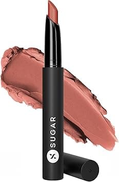 SUGAR Cosmetics Matte Attack Transferproof Lipstick - 10 Depeach Mode (Peach), Peach, 2 g Moisturiser, Long Lasting, Matte Finish on Amazon.ae - Price Tracker