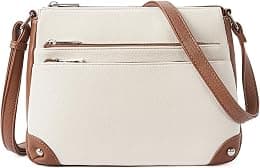 WESTBRONCO Crossbody Bags for Women, Medium Size Shoulder Handbags, Satchel Purse with Multi Zipper Pocket - Best Deal Finder