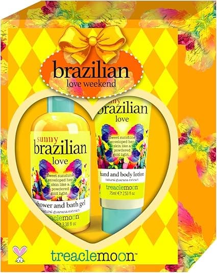 Treaclemoon Brazilian Love Weekend Duo Gift Set - Shower Gel & Hand & Body Lotion | Nourishing, Vegan-Friendly, Long-Lasting Fragrance | Perfect Pampering Gift for Women & Teens on Amazon.ae - Price Tracker